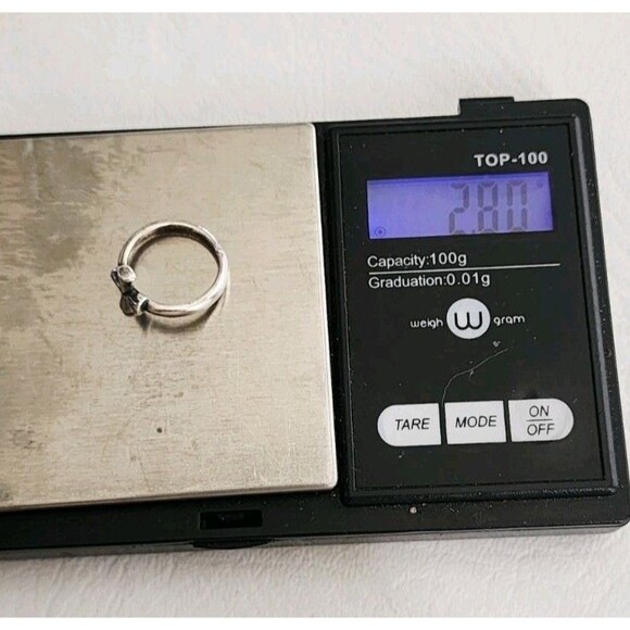 James Avery Retired 925 Sterling Silver St.Teresa Cross Ring Size 3.75 - Picture 7 of 7